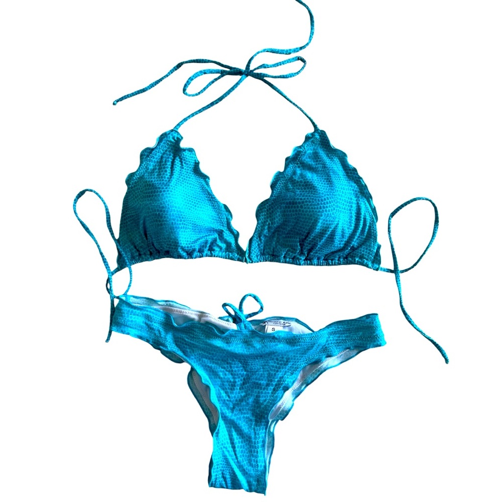 Mermaid shimmer bikini straight from Laguna beach ☀️🌊🧜‍♀️💎👙